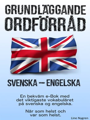 cover image of Grundläggande ordförråd Svenska--Engelska